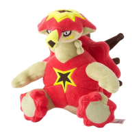 Officiële Pokemon center Pokemon fit knuffel Turtonator 17cm (lang)
